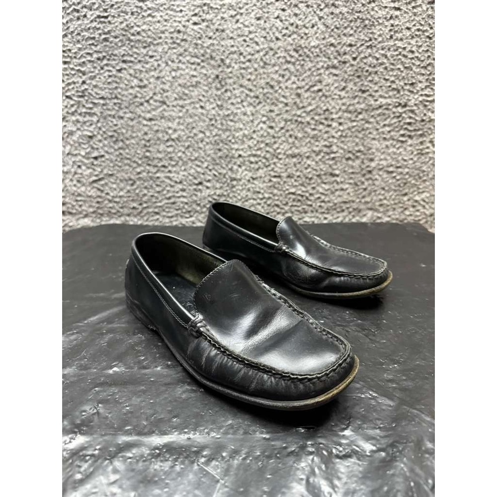 Vintage J.P. Tod's Studded Leather Slip On Loafers Black Womens Size 37 EU